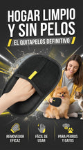 Guante Removedor de Pelo 2 en 1 - Negro